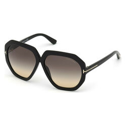 Tom Ford Sunglasses Shiny Black Gradient Smoke  FT0791@6001B