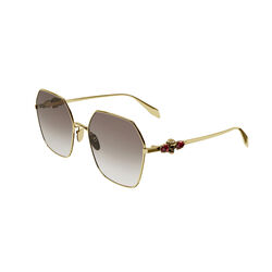 Mcqueen AM0325S Ladies Sunglasses Gold 30010835002