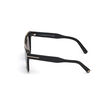 Tom Ford Plastic Shiny Black Smoke Mirror Sunglasses
