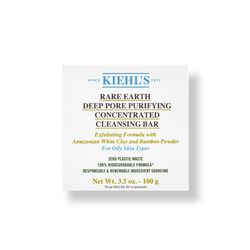 Kiehl's Since 1851 Pain nettoyant concentré purifiant pour le visage Rare Earth Deep Pore 100g