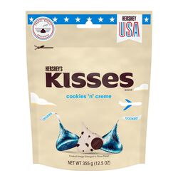 Hershey's HERSHEY'S KISSES COOKIES N CREME CANDY 