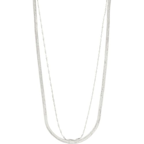 Pilgrim EA recycled necklace 2-in-1 silver-plated