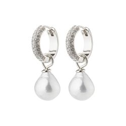 Pilgrim EDELE pearl earrings silver-plated