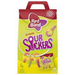 Red Band Red Band Sour Suckers 400g