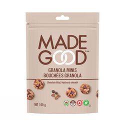 Made Good Made Good Mini Sachet de Granola aux Pepites de Chocolat 100g