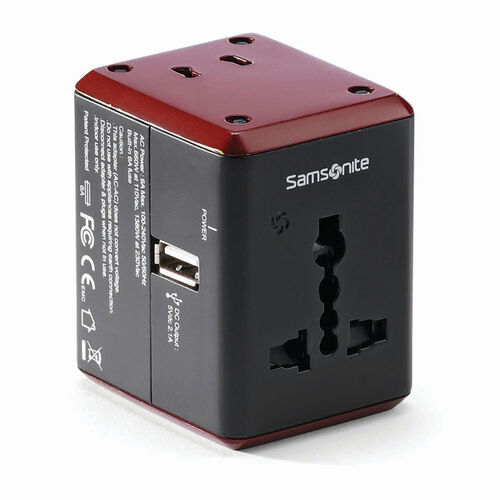 Samsonite Worldwide Power Adapter with USB
