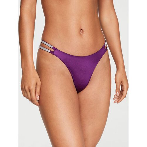 Victoria'S Secret Double Shine Strap Smooth Thong Panty S