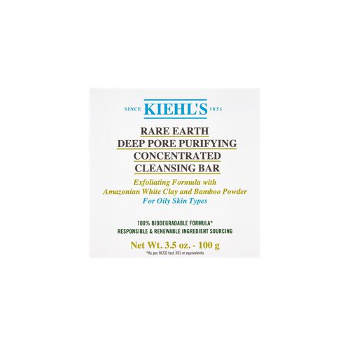 Kiehl's Since 1851 Rare Earth Deep Pore Purifying Concentrated Facial Cleansing Bar 100g
