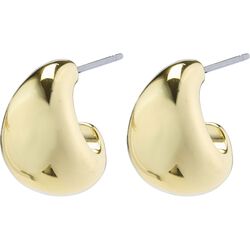 Pilgrim ALEXANE recycled chunky mini hoop earrings gold-plated