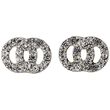Pilgrim VICTORIA recycled crystal earrings silver-plated