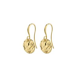 Pilgrim LENNON recycled coin earrings gold-plated