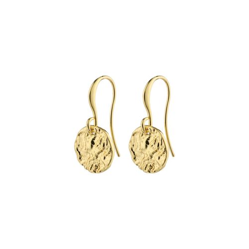 Pilgrim LENNON recycled coin earrings gold-plated