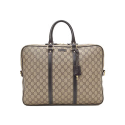 Gucci  Supreme Business Bag Beige  Pièce de luxe authentique d’occasion