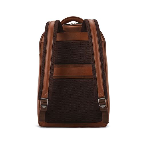 Samsonite Classic Leather Backpack Cognac