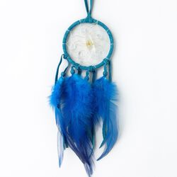 Monague Native Crafts Ltd. 2.5" Turquoise Vision Seeker Dream Catcher