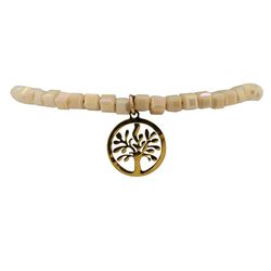 Kc Gifts Bracelet Ivory Stones with Tree of Life