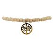 Kc Gifts Bracelet Ivory Stones with Tree of Life