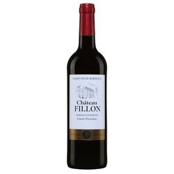 Chateau Fillon Cuvée Première Bordeaux Vin rouge   |   750 ml   |   France  Bordeaux