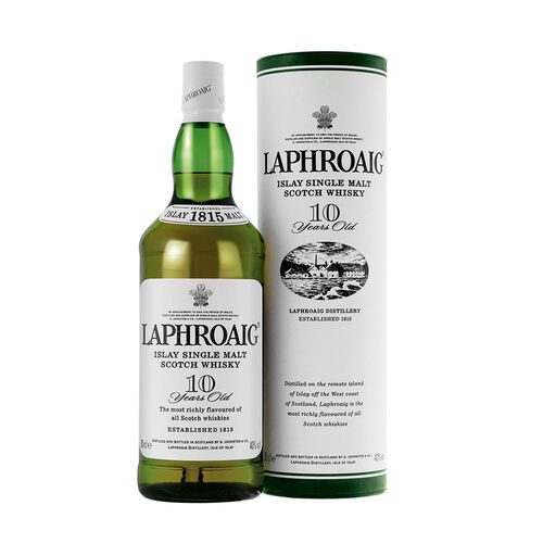 Laphroaig 10 yo Scotch whisky   |   1 L |   United Kingdom  Scotland 