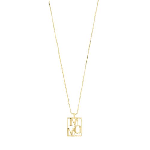 Pilgrim LOVE TAG, recycled MOM necklace gold-plated