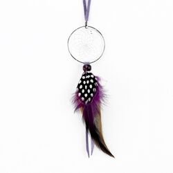 Monague Native Crafts Ltd. 1.5" Lavender Metal Dream Catcher