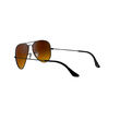 Rayban Sunglasses Aviator Flash Lenses Black Blue 0RB30250024O58