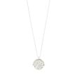 Pilgrim MAGNOLIA recycled coin necklace silver-plated